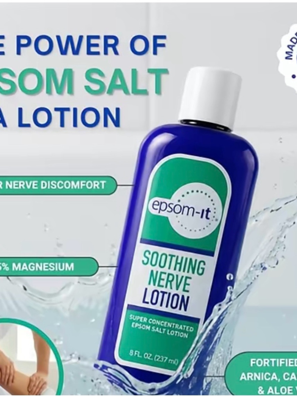 Epsom-It Soothing Nerve Lotion - Blue